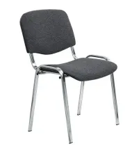 Стул STAFF "Iso Lite CF-008", хром, ткань серая (С-71)