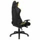 Игровое кресло  "GT Master GM-110", две подушки, экокожа, черное/желтое, 531927. Фото товара с разных ракурсов.