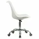 Кресло стул  "Eames MG-310 CH", хром, пластик белый, экокожа белая, 532923. Фото товара с разных ракурсов.